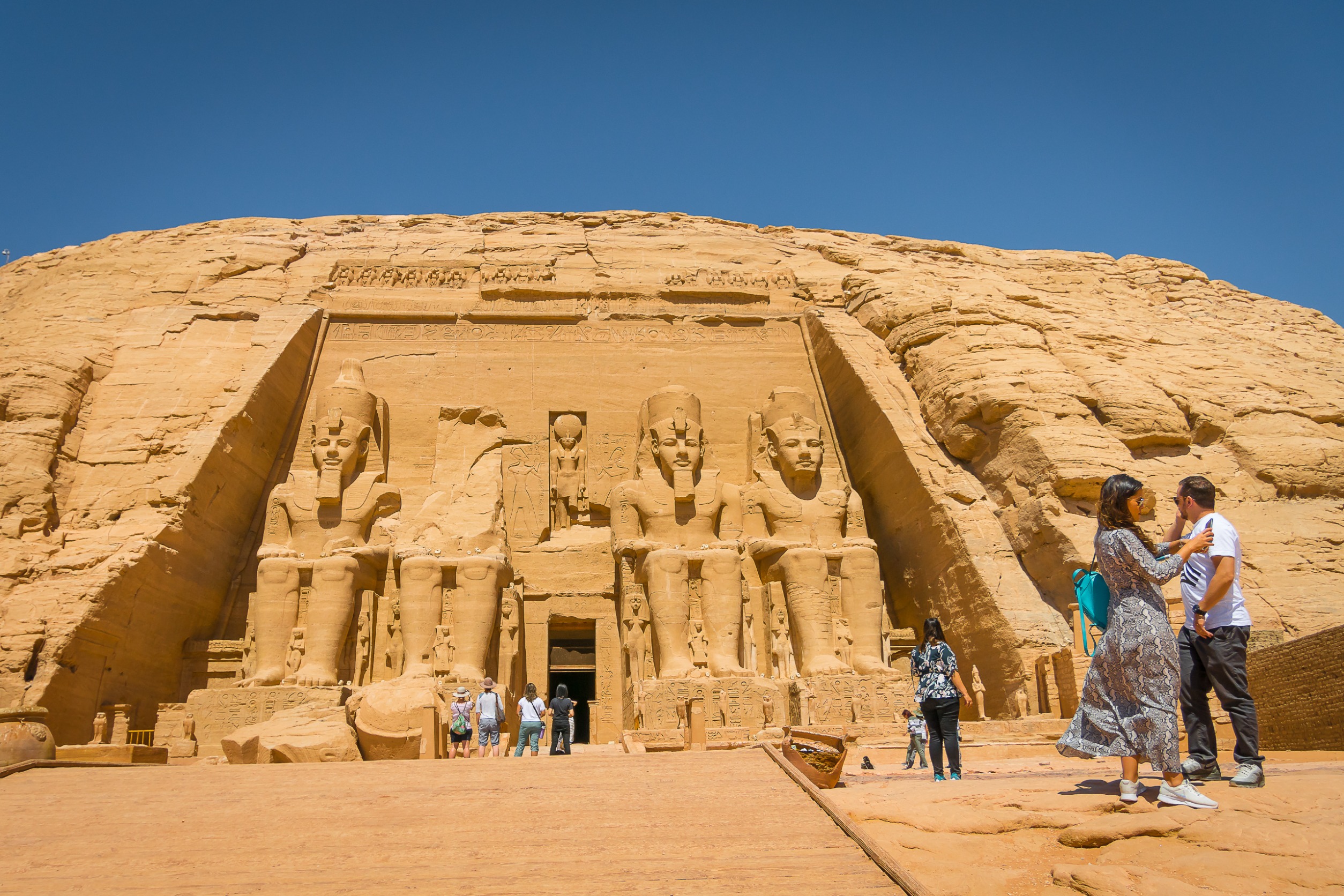 Abu Simbel un monumento del antiguo Egiptot